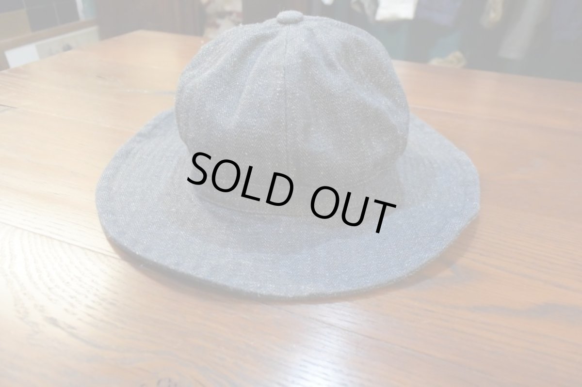 画像1: BOOZE DESIGN WORKS ヘリンボーン生地ハット (1)