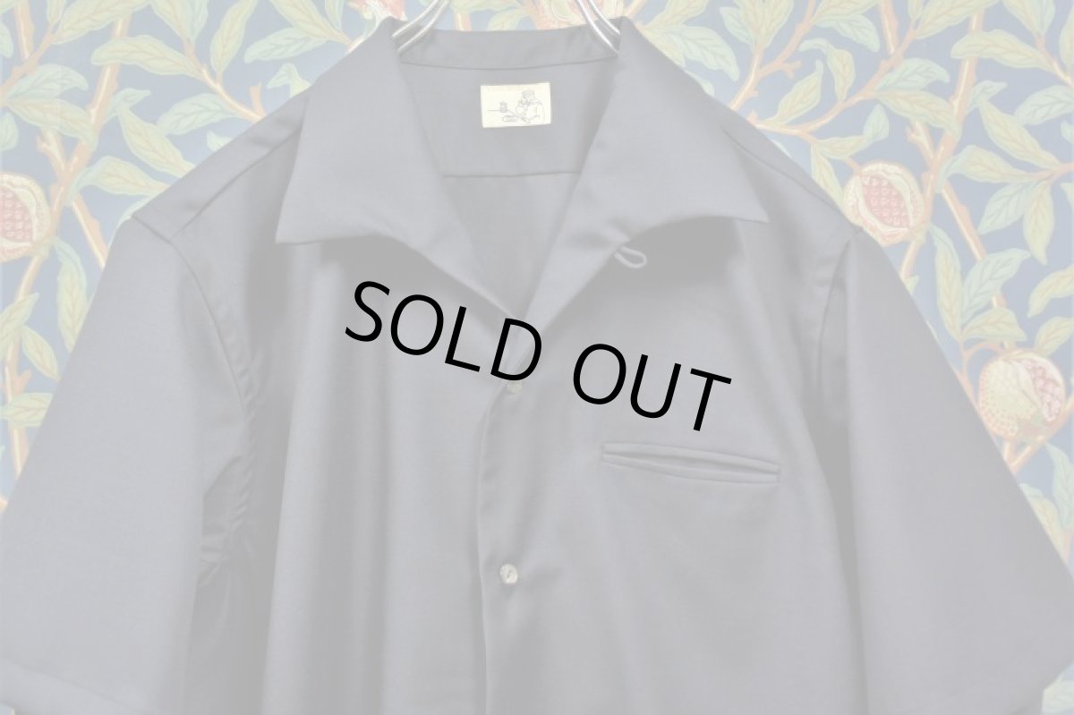 画像1: BOOZE  Open Collar Shirt(生地HOLLAND&SHERRY 開襟シャツ) (1)