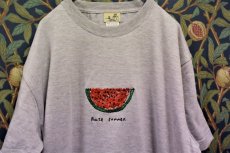 画像1: BOOZE スイカ刺繍Tシャツ(アートワーク中村穣二) (1)