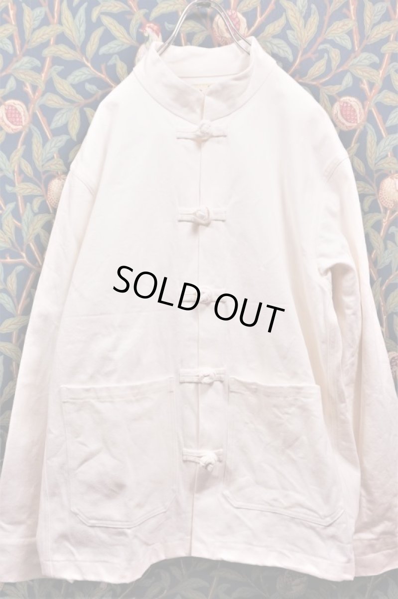 画像3: BOOZE Kung fu Jacket(ホワイトデニムカンフージャケット) (3)