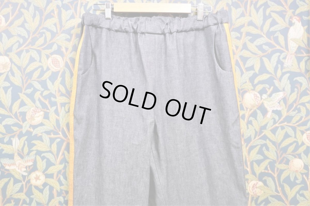 画像1: BOOZE DESIGN WORKS  Easy Pants(装飾ライン入りダンガリーイージーパンツ) (1)