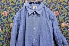 画像1: BOOZE Pocket Shirt(シャトル織機ブルーオックスフォードシャツXXLあり) (1)
