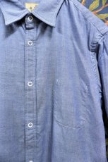 画像4: BOOZE Pocket Shirt(シャトル織機ブルーオックスフォードシャツXXLあり) (4)