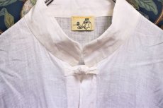 画像4: BOOZE Kung fu shirt(フレンチリネンカンフーシャツ) (4)