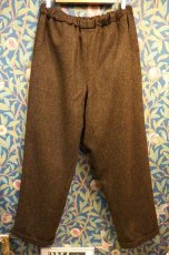 画像2: BOOZE DESIGN WORKS Wool Easy Pants(イタリア製ウールツイード生地フリーパンツ) (2)