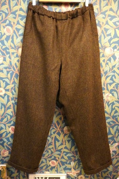 画像1: BOOZE DESIGN WORKS Wool Easy Pants(イタリア製ウールツイード生地フリーパンツ)