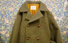 画像1: BOOZE  Wool Pea Coat(イングランド製モッサーステンカラーコート) (1)