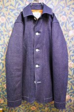 画像2: BOOZE Silk Denim Short Coat(シルクデニムショートコート) (2)