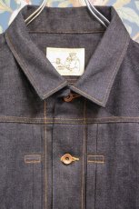 画像4: BOOZE Denim Tuck jacket(タックデニムジャケットワイド版ショート丈) (4)