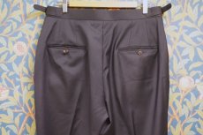 画像4: BOOZE DESIGN WORKS　1 tack Slacks(ウエストアジャスター仕様)生地HOLLAND&SHERRY　43インチまで (4)