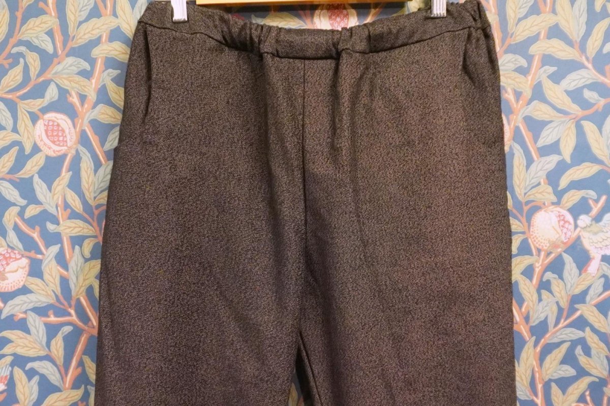 画像1: BOOZE DESIGN WORKS  Easy Pants(ゴマ塩生地フリーパンツ) (1)
