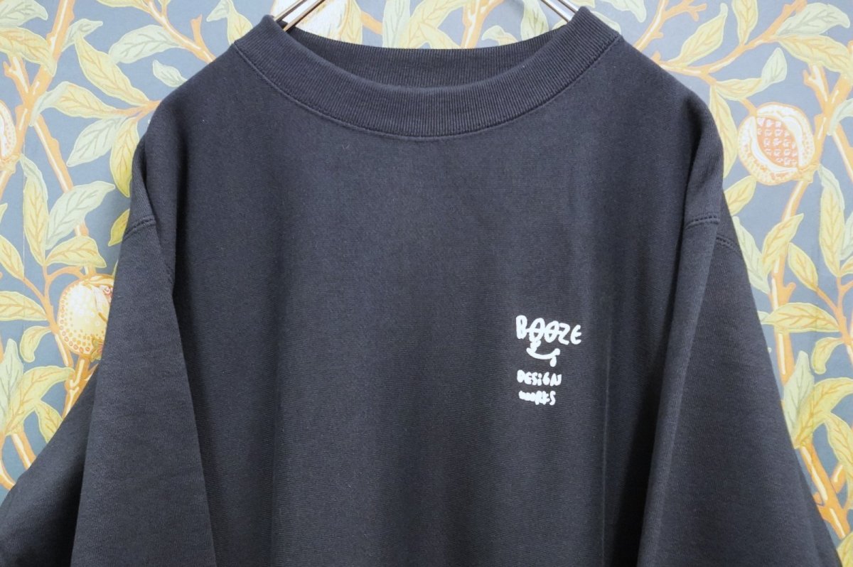 画像1: BOOZE  ３D蓄光刺繍ロゴスエット (1)