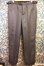 画像2: BOOZE DESIGN WORKS　1 Tack Slacks(ワイド1タックスラックス)生地HOLLAND&SHERRY  (2)