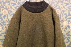 画像1: BOOZE Mock Neck Pullover(イングランドメルトンモックネック) (1)