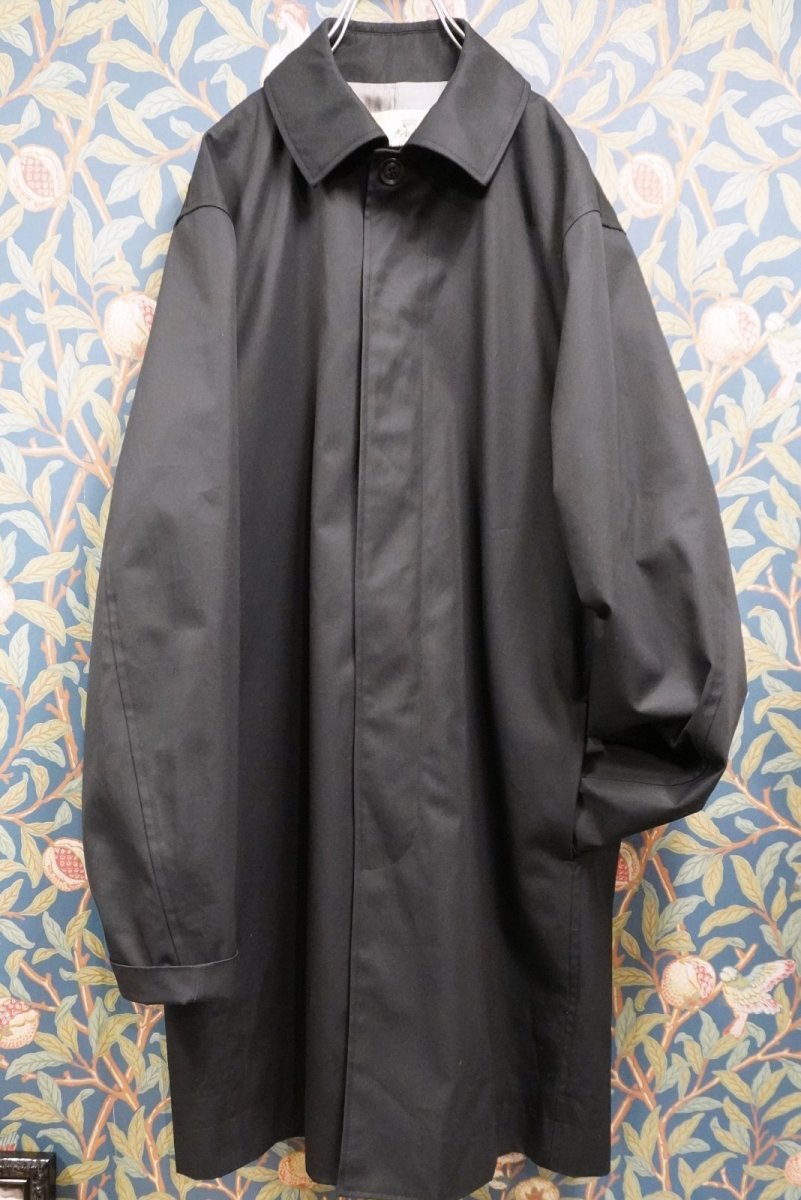 画像3: BOOZE Gabardine Half Coat(比翼ミドル丈 綿ギャバジンコート濃紺) (3)