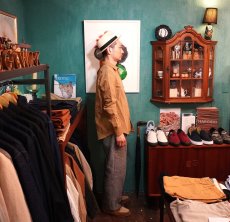 画像9: BOOZE  Gathered Shirt(麻生地ギャザーシャツ) (9)