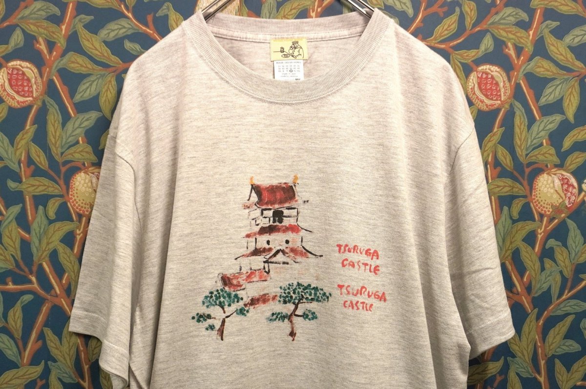画像1: BOOZE TSURUGA CASTLE(鶴ヶ城Tシャツアートワーク中村穣二) (1)