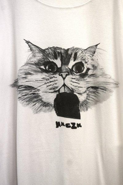 画像2: BOOZE　MASAKI SATO　MMGZK TEE(猫TEE)