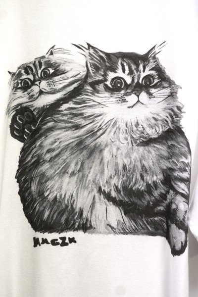 画像2: BOOZE　MASAKI SATO　MMGZK TEE(猫TEE)