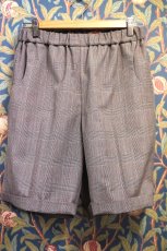 画像2: BOOZE DESIGN WORKS  Short Pants (120’s MINK CASHMERE ENGLAND)グレンチェック短パン (2)