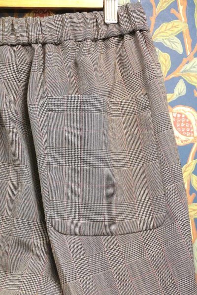 画像2: BOOZE DESIGN WORKS  Short Pants (120’s MINK CASHMERE ENGLAND)グレンチェック短パン