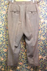 画像4: BOOZE DESIGN WORKS　1 tack Slacks(ウエストアジャスター仕様)イングランド製ミンク混　43インチまで (4)