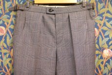 画像1: BOOZE DESIGN WORKS　1 tack Slacks(ウエストアジャスター仕様)イングランド製ミンク混　43インチまで (1)