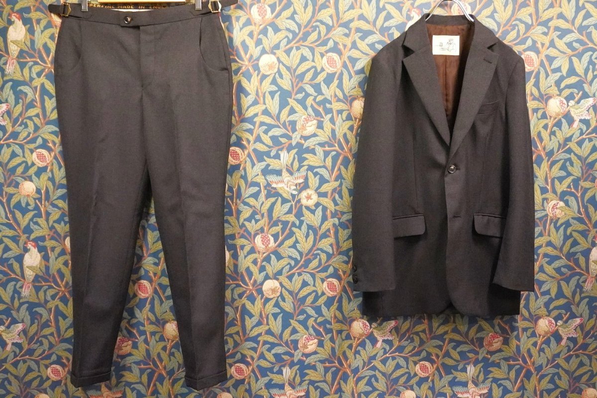 画像1: BOOZE Soft Suit(テーラードジャケット)香港買い付けイングランド製生地 (1)