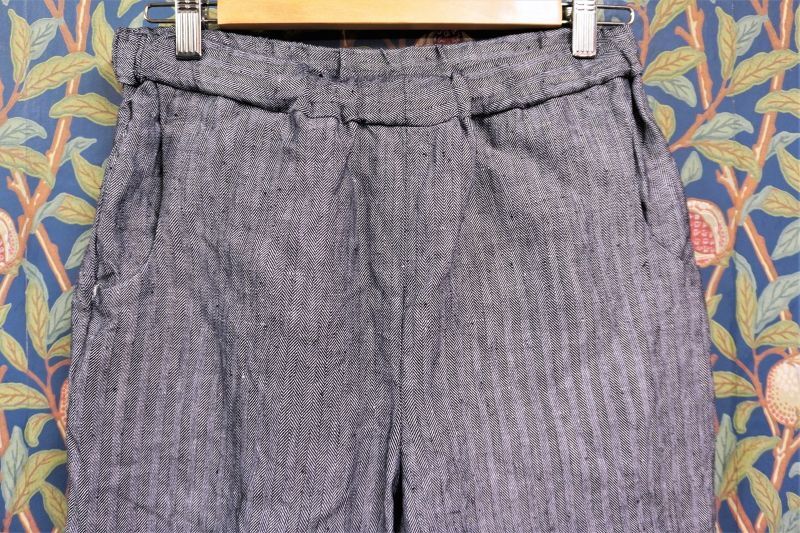 画像1: BOOZE DESIGN WORKS Linen Easy Pants(生地ホーランド＆シェリー) (1)